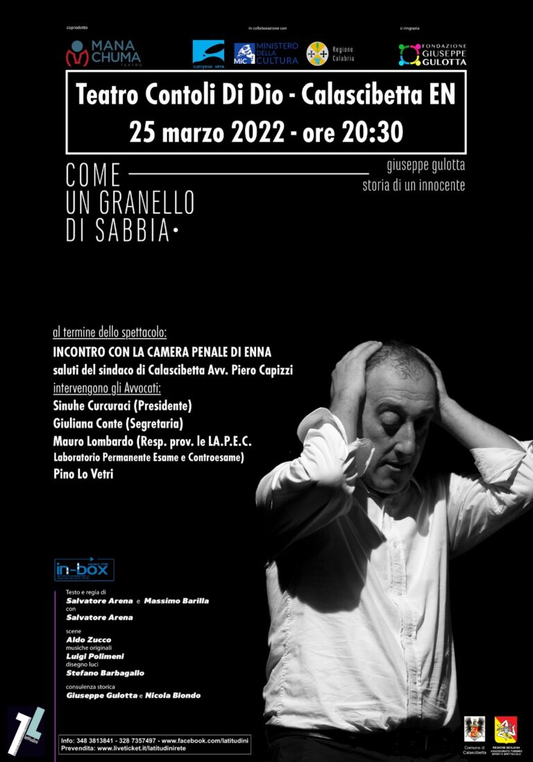 come un granello di sabbia