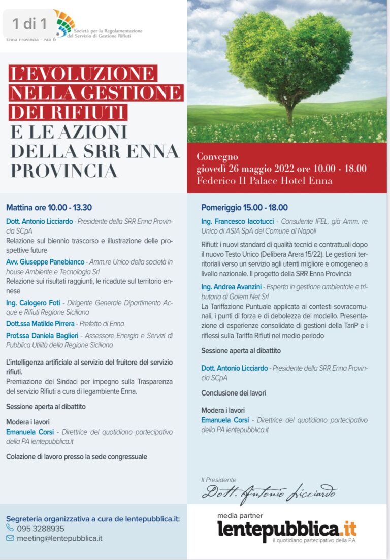 evento rifiuti