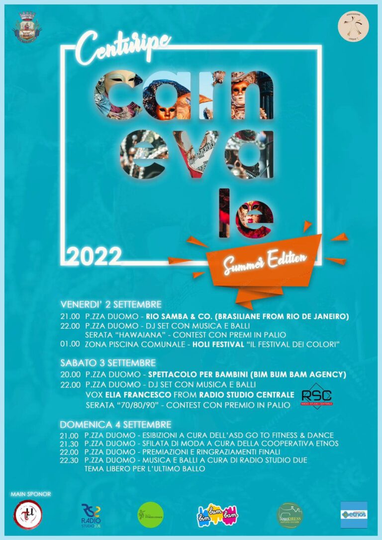 carnevale estivo centuripe