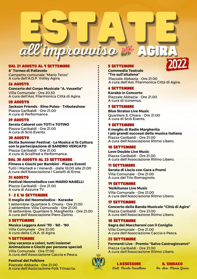 estate ad agira