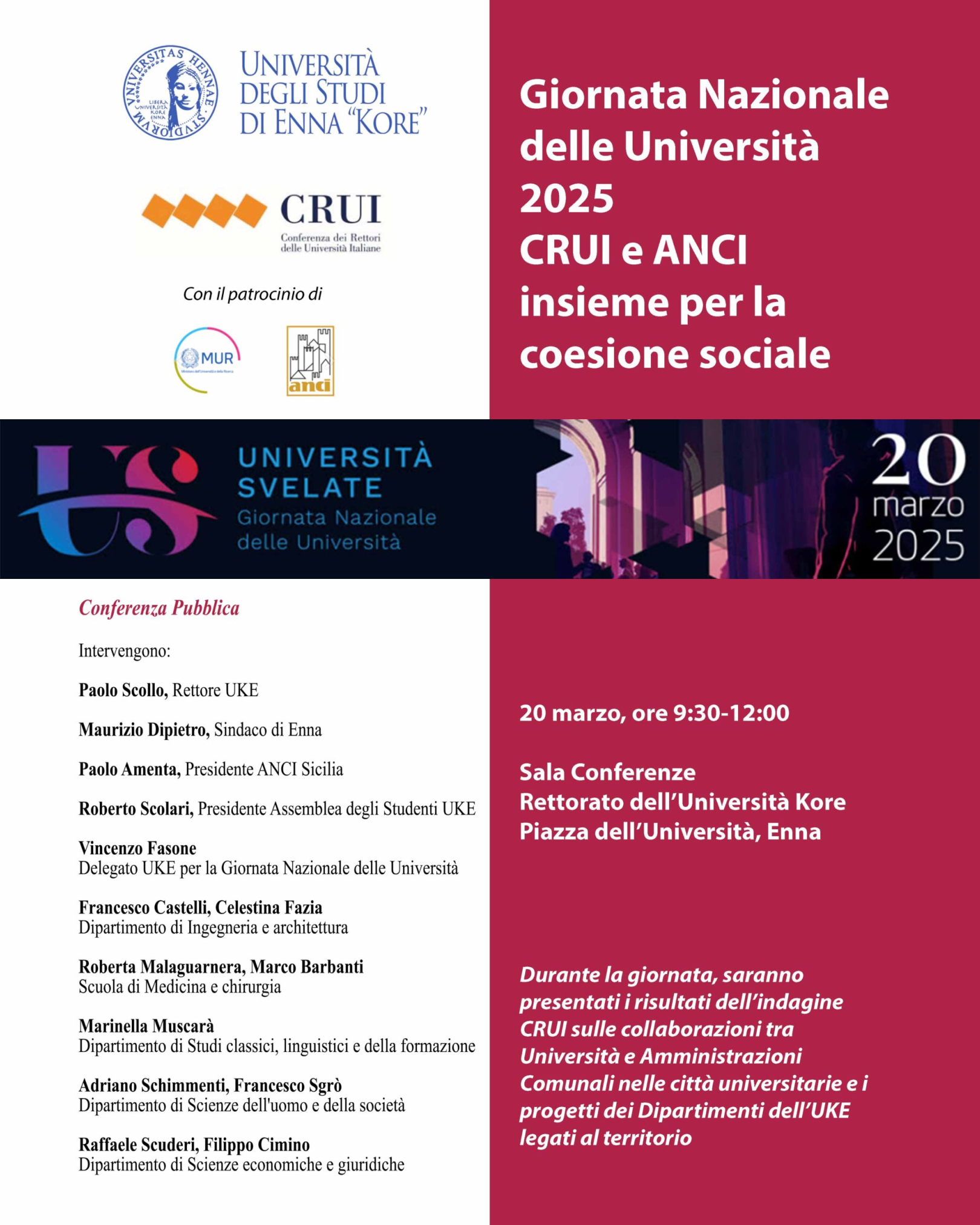 università svelate