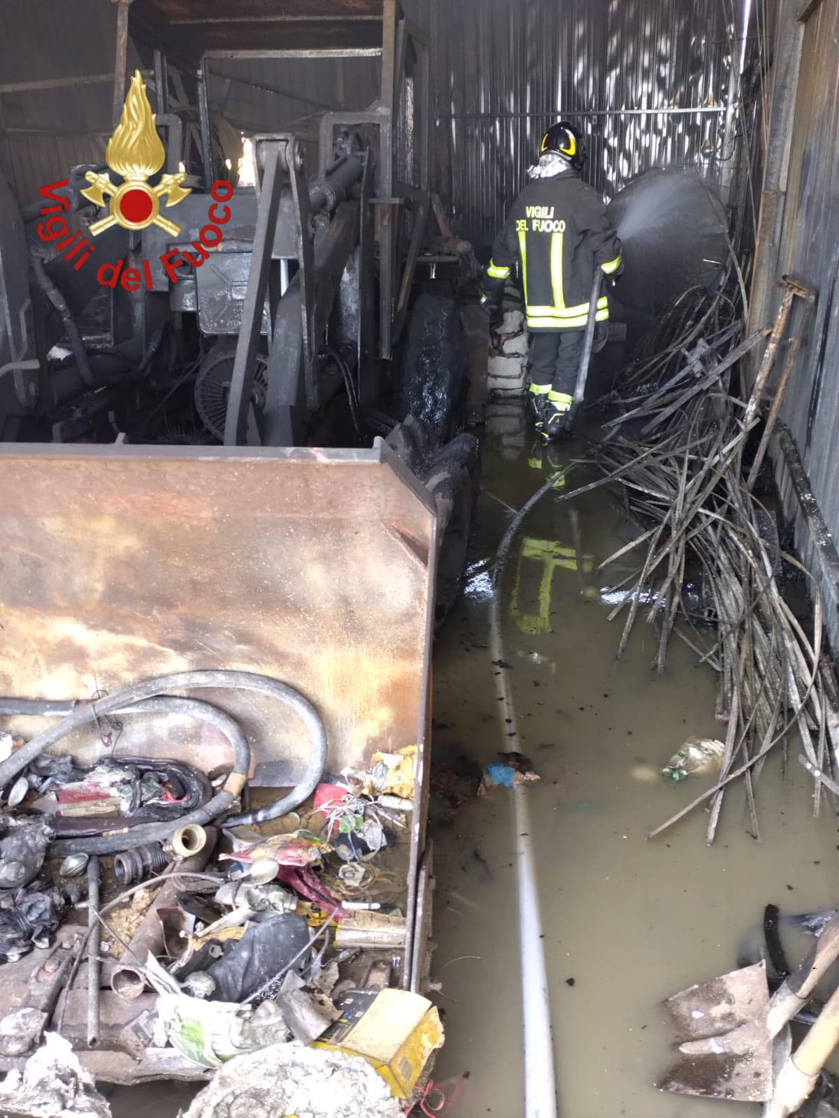 incendio barrafranca