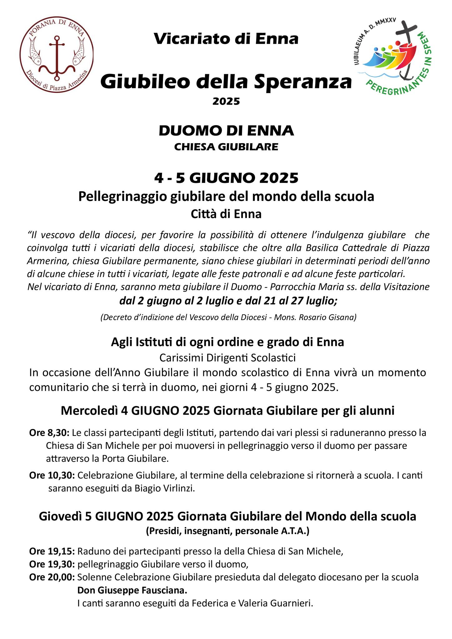 giubileo della speranza