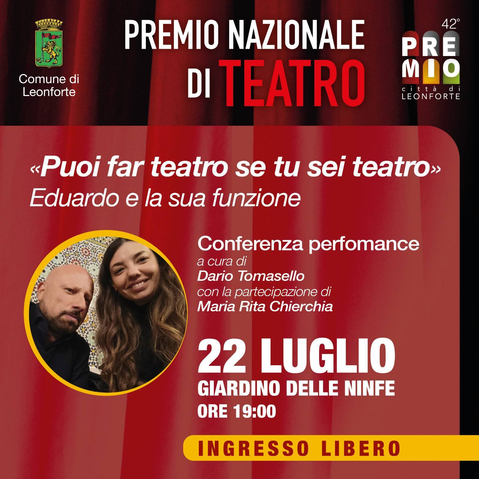 puoi fare teatro