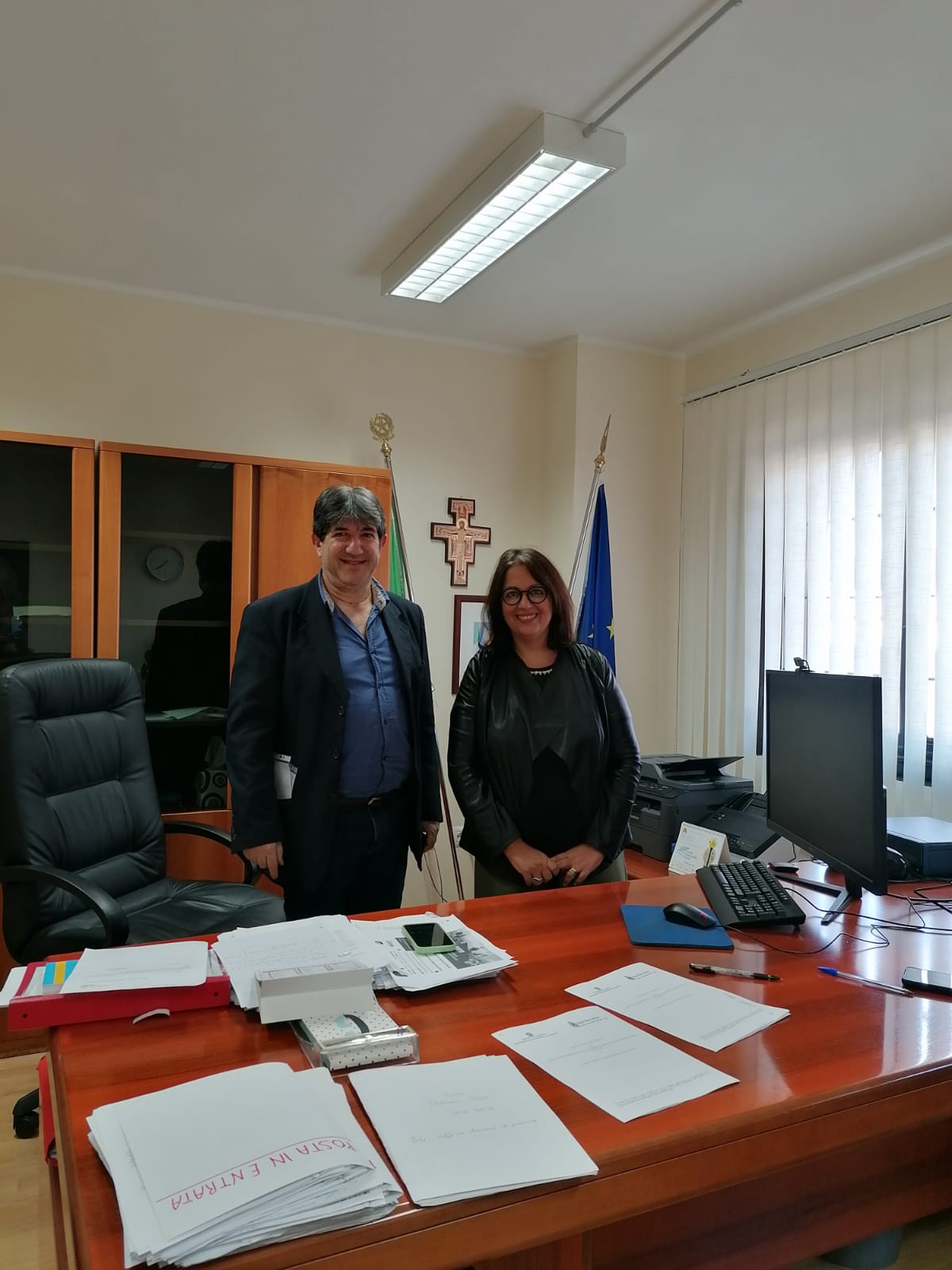 Foto Gabriella Di Franco e Giuseppe Montemagno
