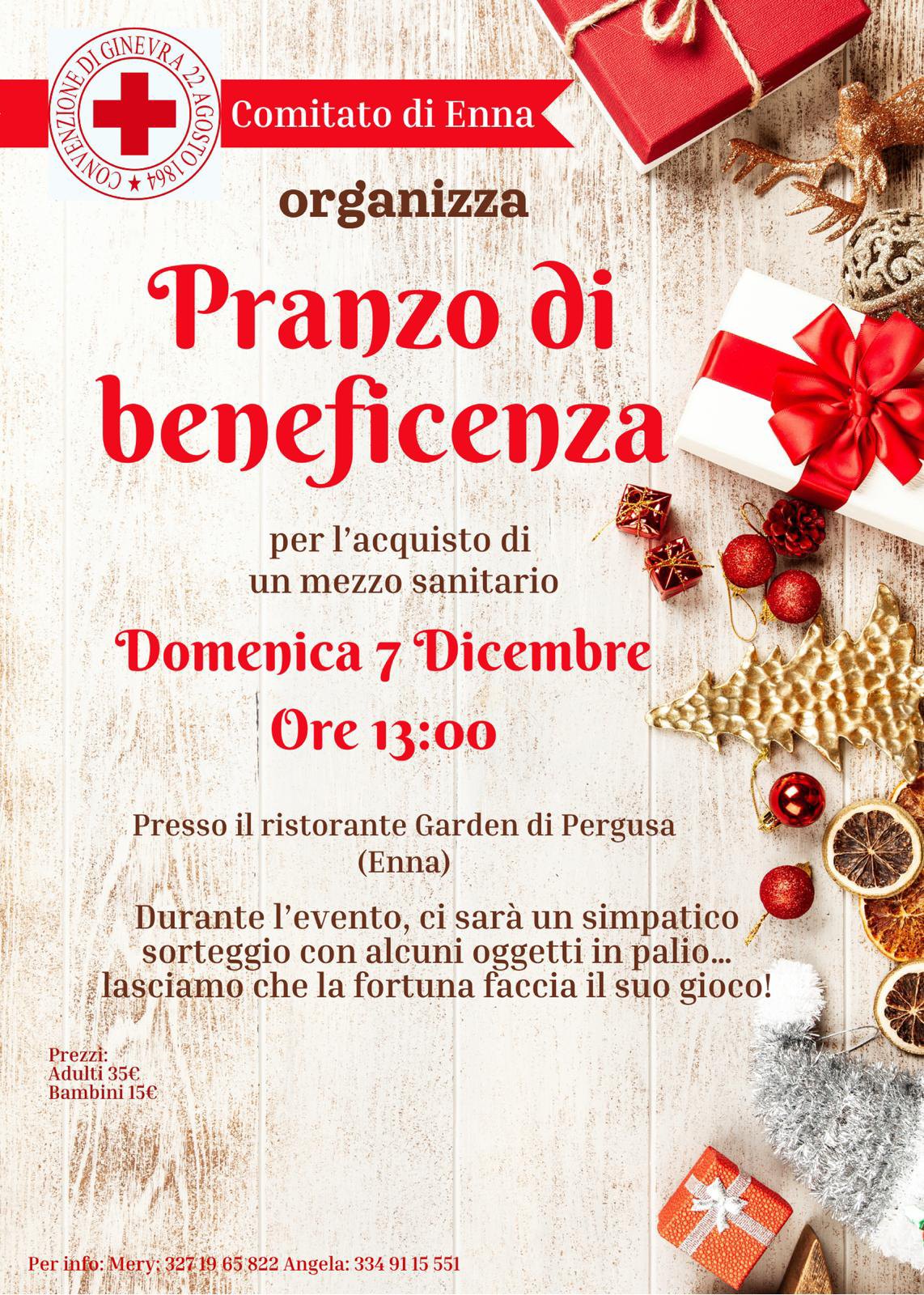 pranzo beneficenza