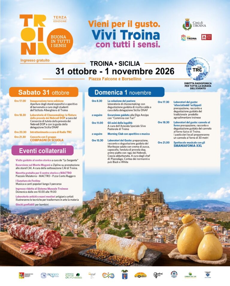 Programma Troina buona in tutti i sensi