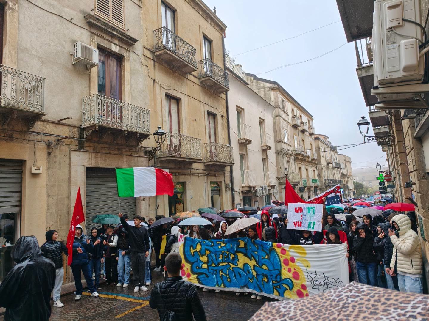 studenti manifestano