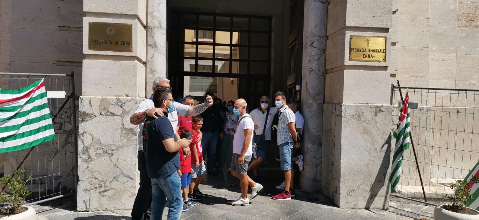 Sit-in Cisl Fp Enna (2)