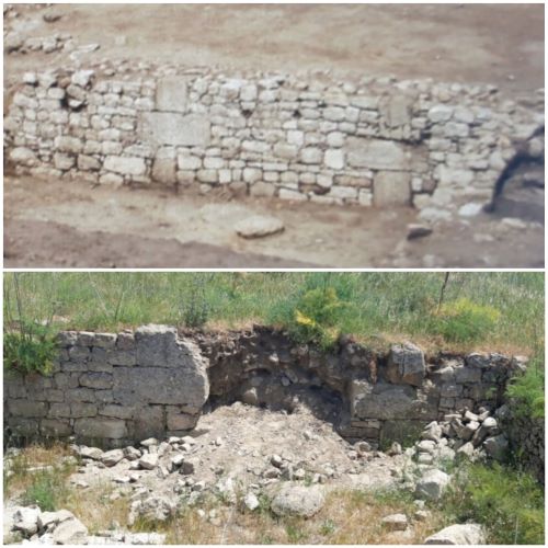 Il muro prima e dopo