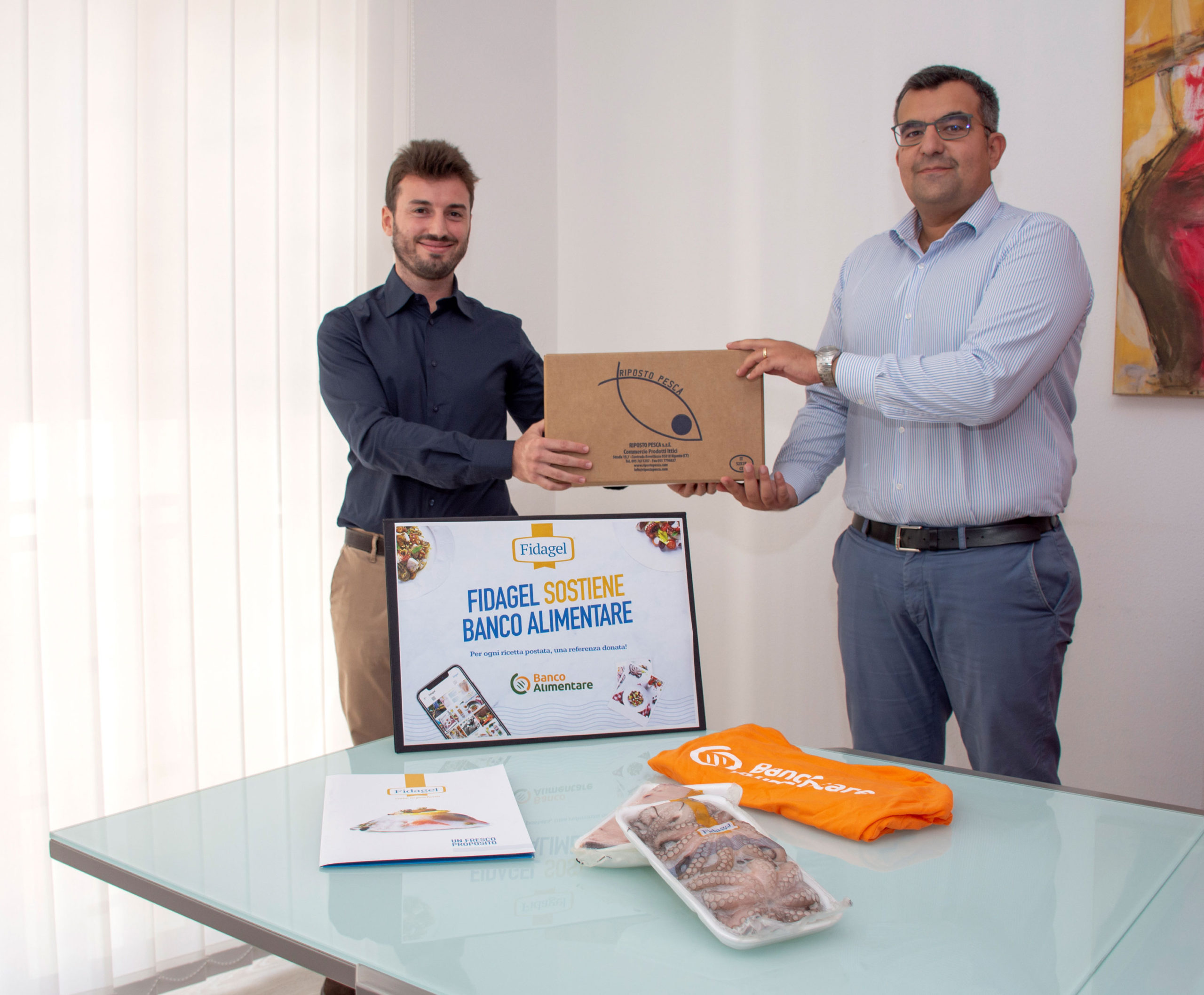 Da sinistra Carmelo D'Aita e Pietro Maugeri