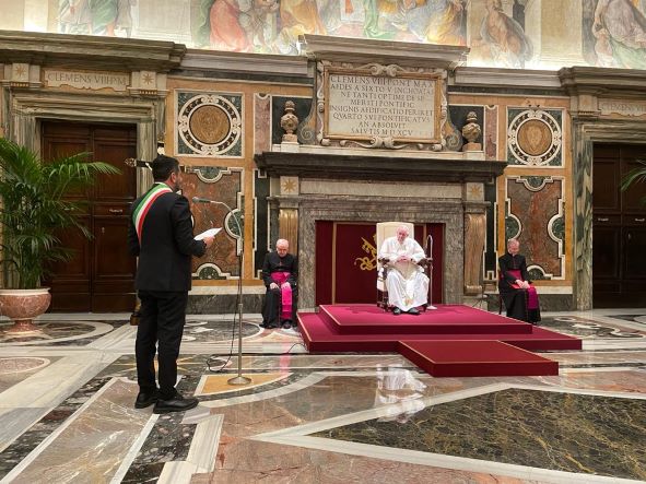 incontro ANCI_Papa Francesco_05022022