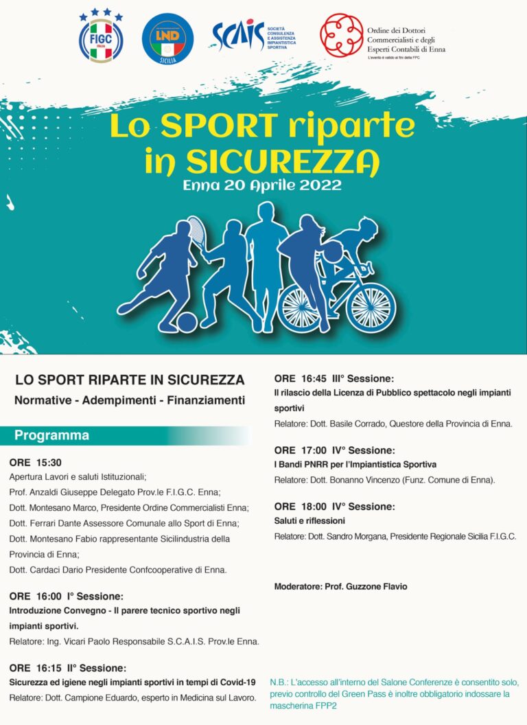 sport riparte in sicurezza