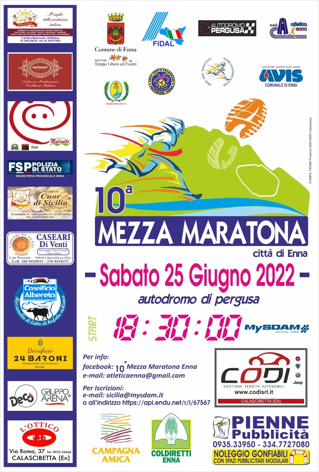 mezza maratona Pergusa