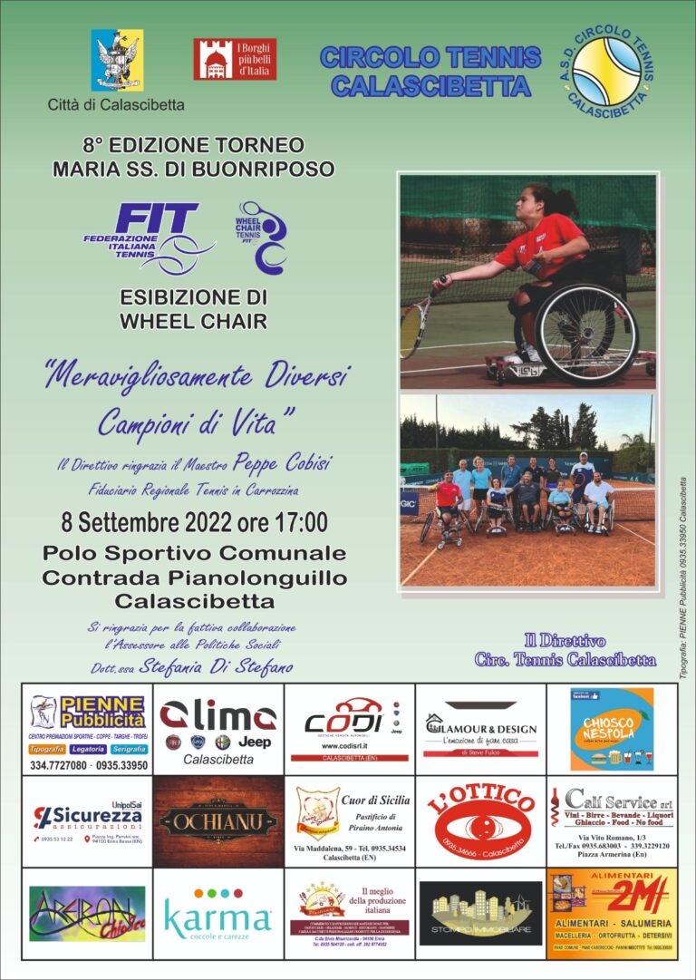 tennis in carrozzella