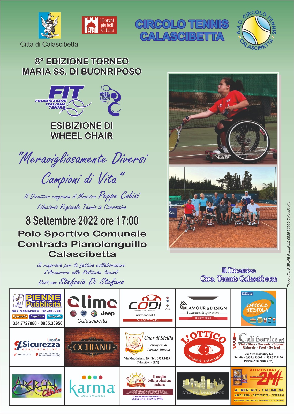 tennis in carrozzella