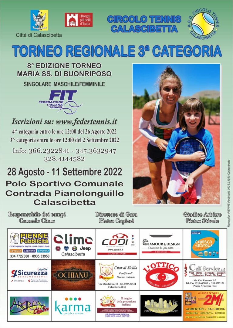 torneo tennis terza categoria