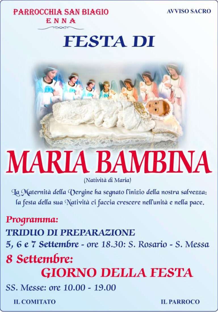 maria bambina