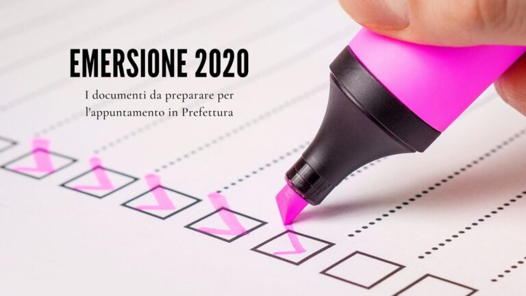 emersione 2020