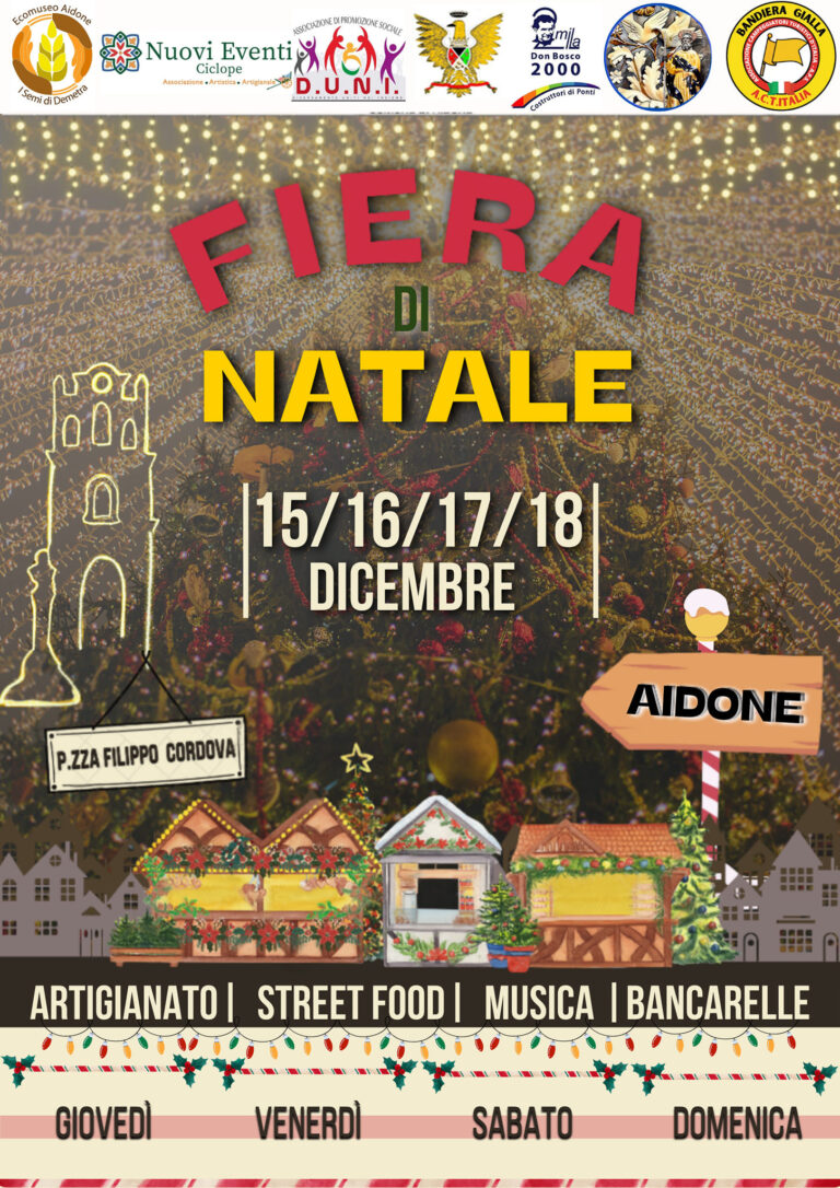 fiera di natale aidone