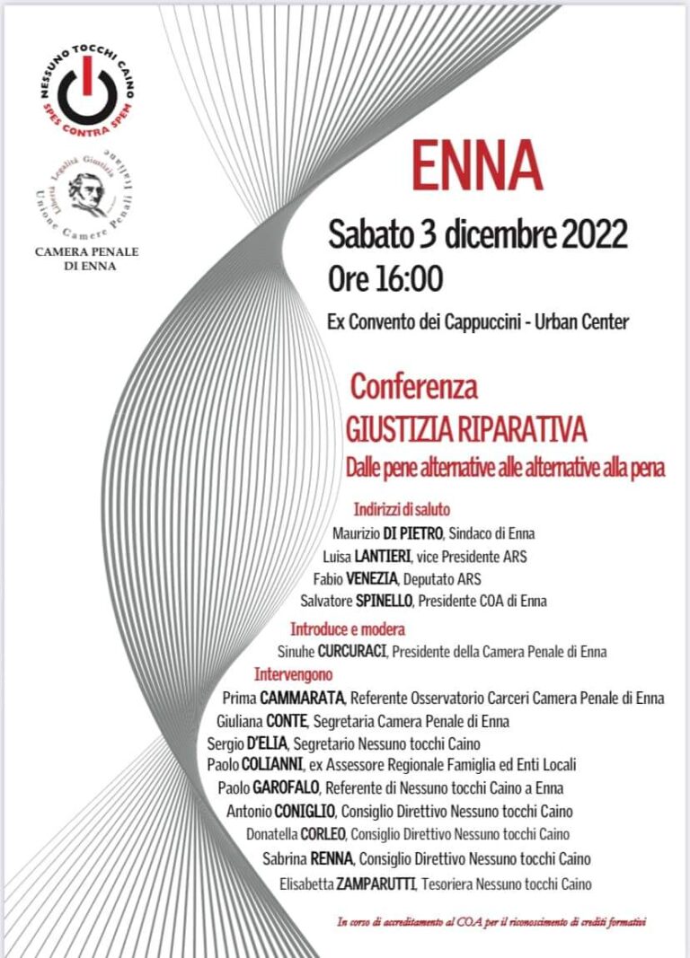 giustizia riparativa
