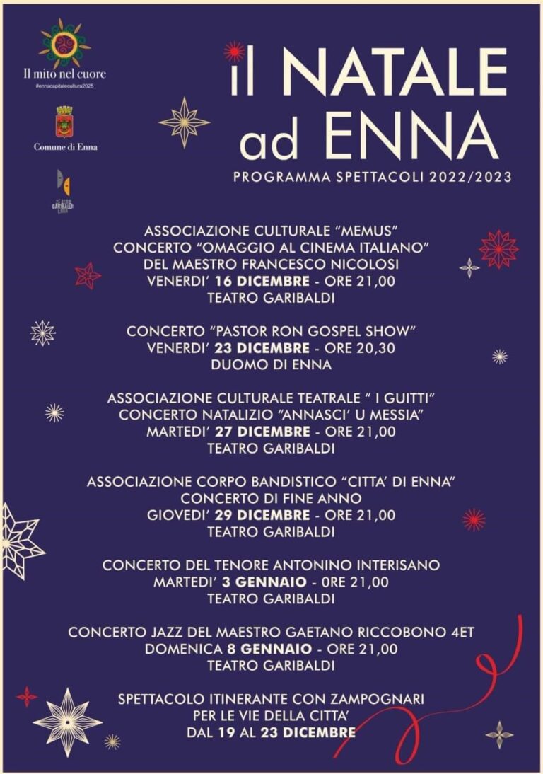 il natale a Enna