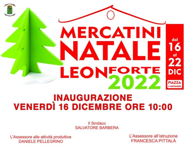 mercatini di natale leonforte