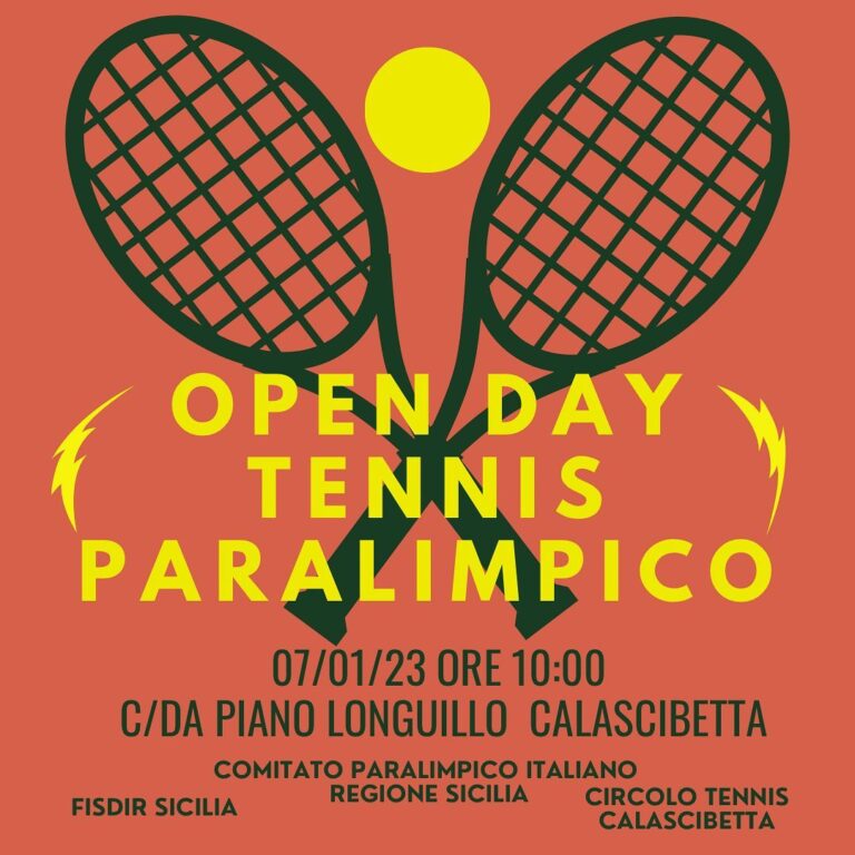 open day tennis paralimpico