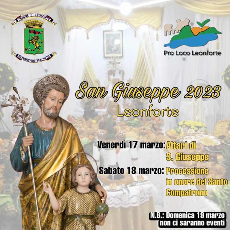 san giuseppe leonforte
