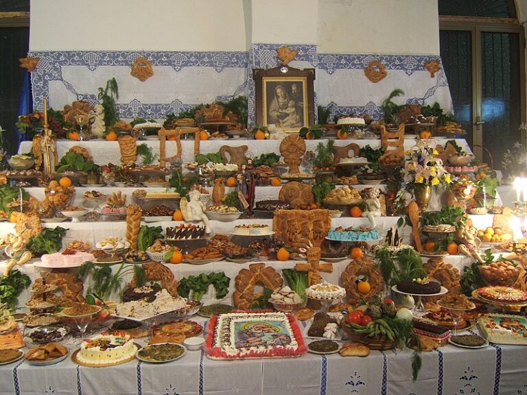 Valguarnera_Caropepe_-_Tavolata_di_San_Giuseppe