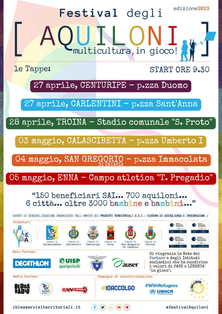 Locandina_ Festival degli AQUILONI. Multicultura, in Gioco!