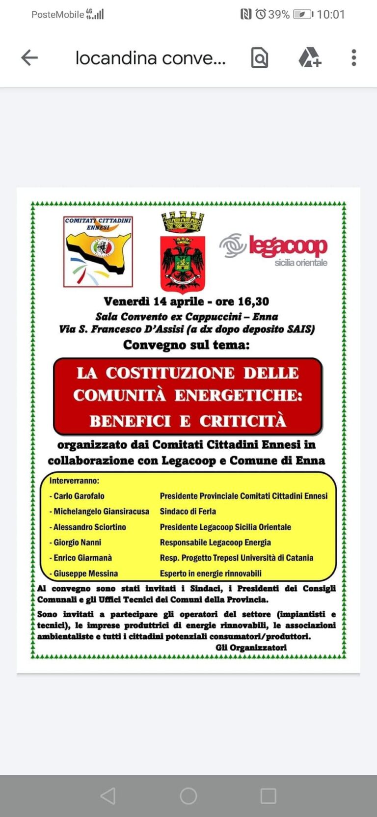 incontro ambiente