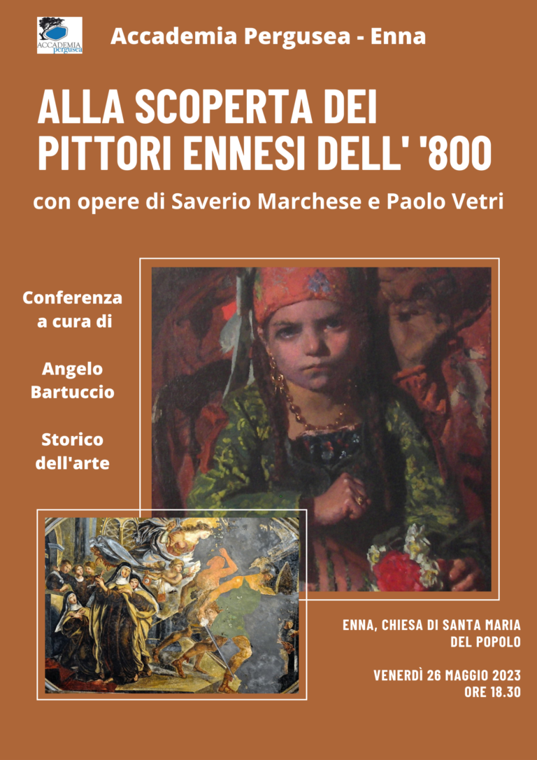 ALLA SCOPERTA DEI PITTORI ENNESI DELL' '800