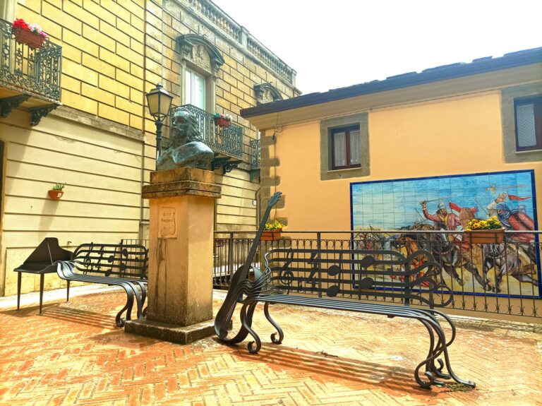 panchine artistiche musicali