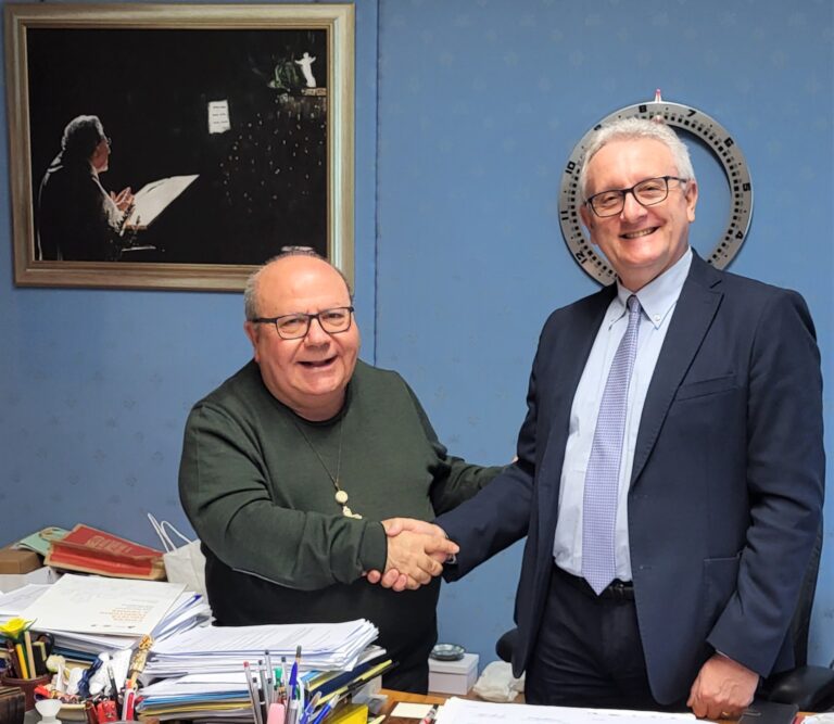 Il Pres. Don Silvio Rotondo e DS dott. Calamusa