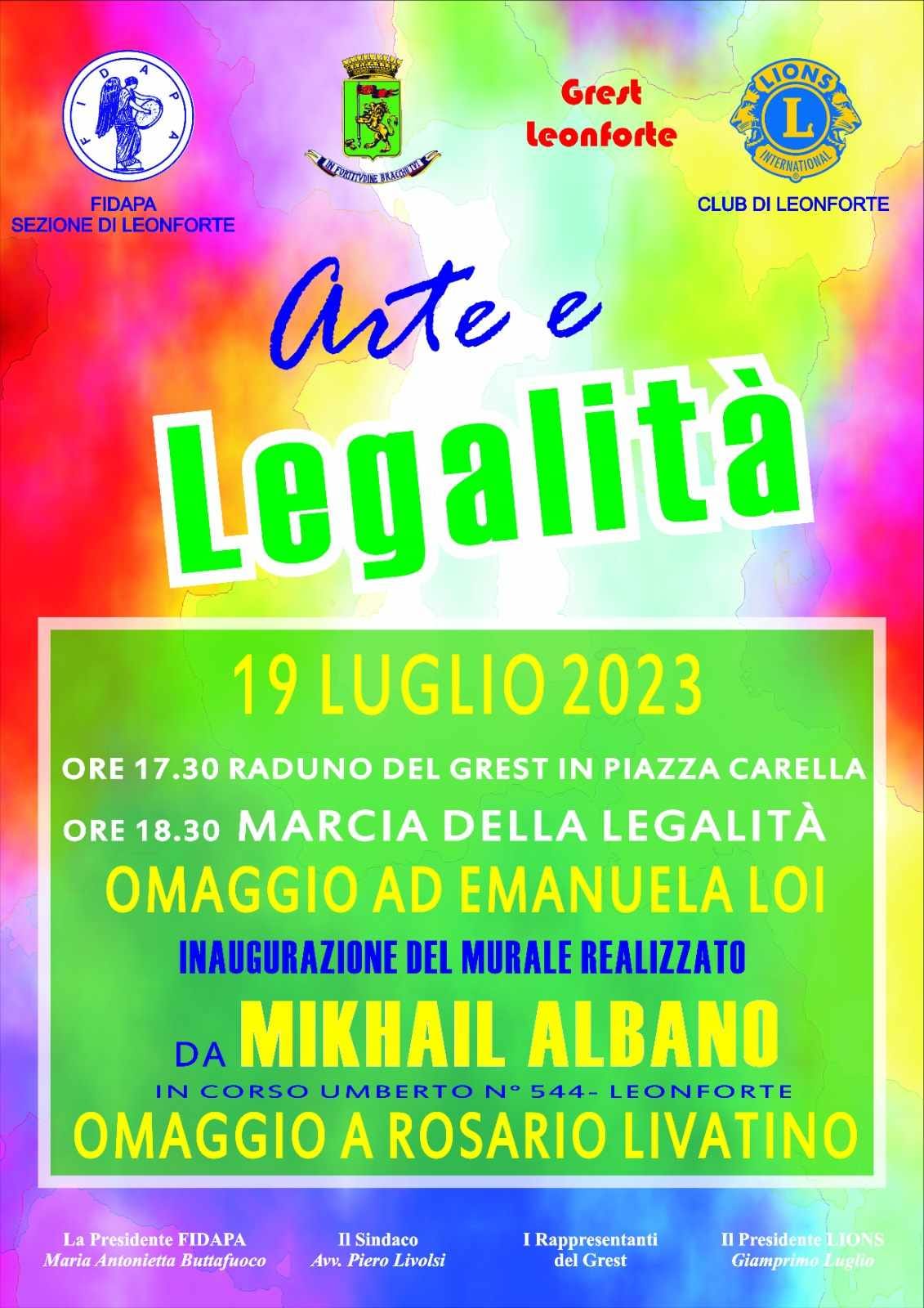 arte e legalità