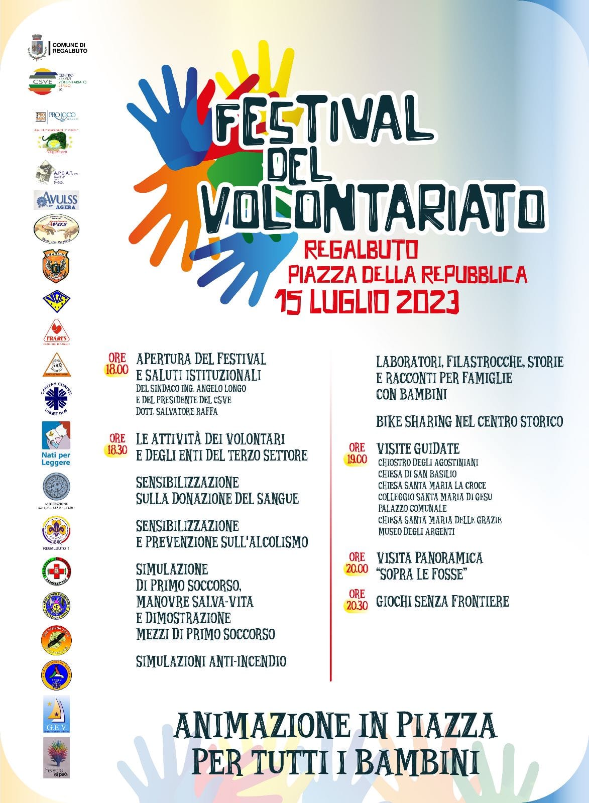 festa del volontariato regalbuto