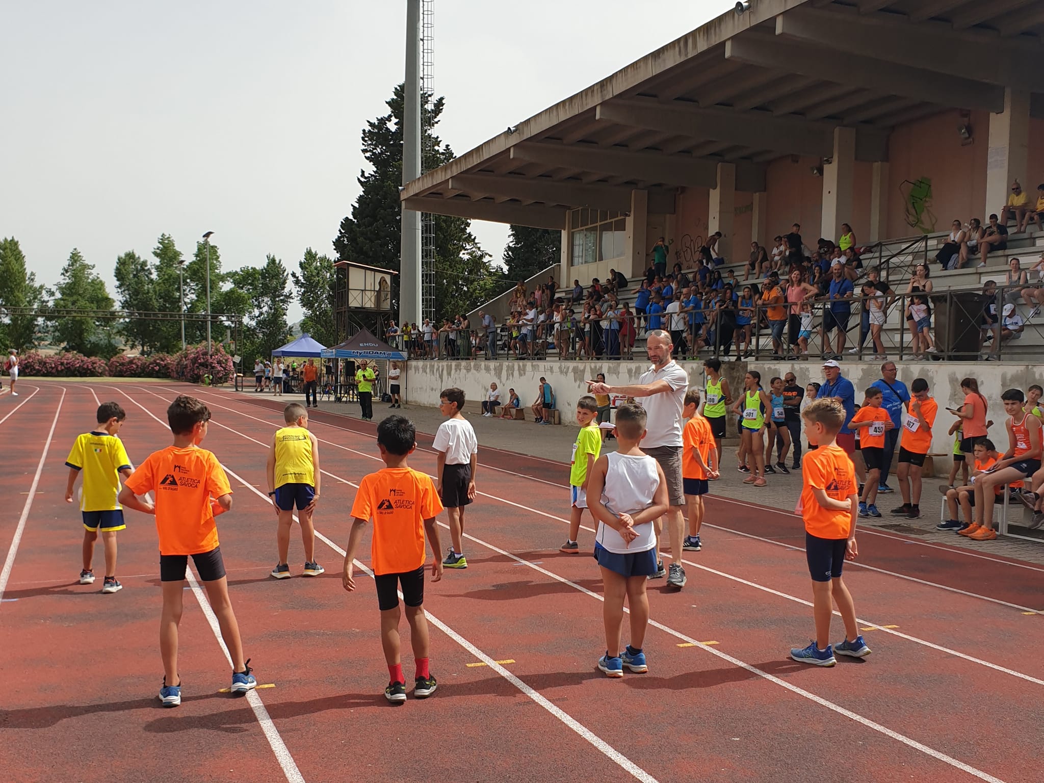 sabato al campo di atletica leggera