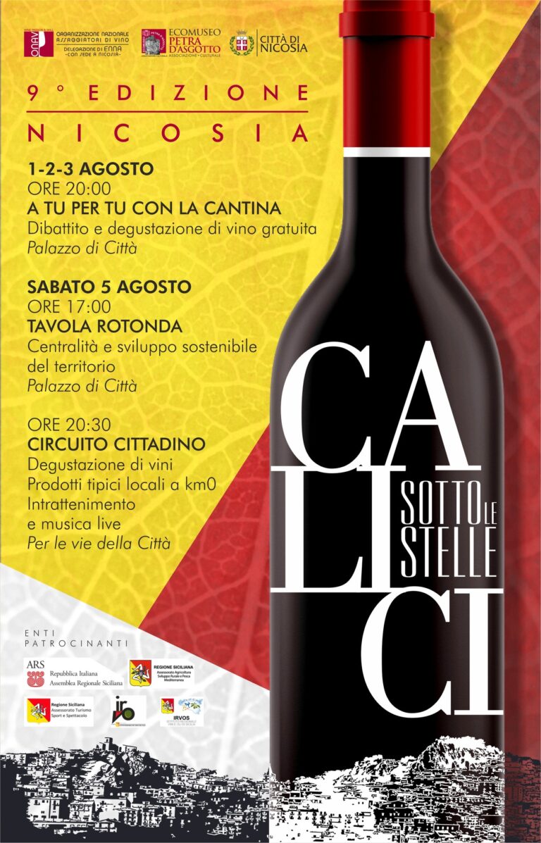 calici sotto le stelle