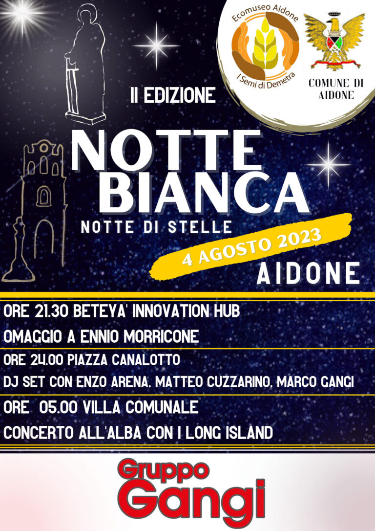 notte bianca aidone
