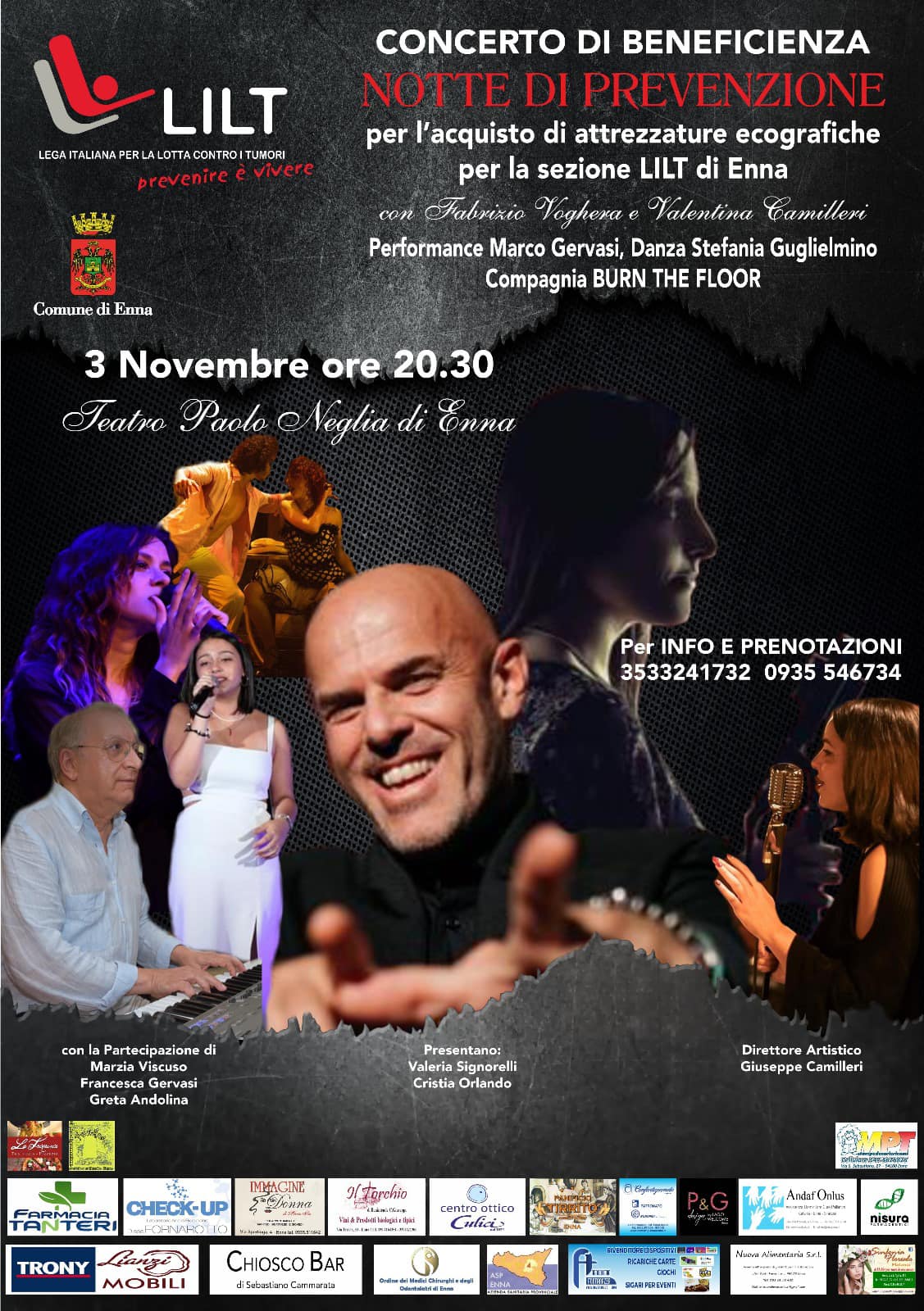 locandina serata beneficenza