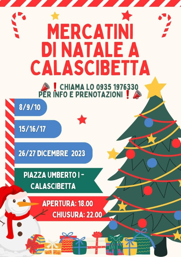 mercatini di natale calascibetta
