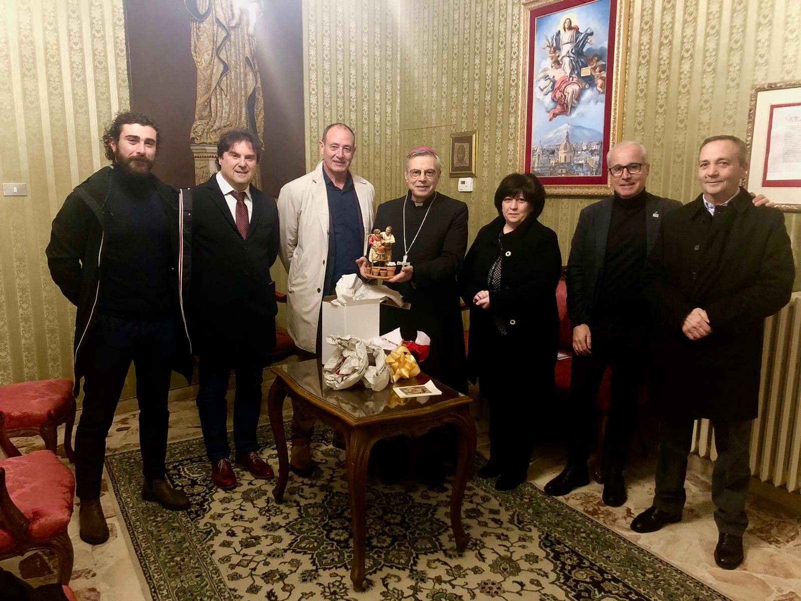 Foto consegna statuina