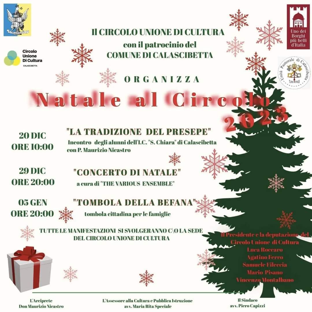 cocerto natale calascibetta.