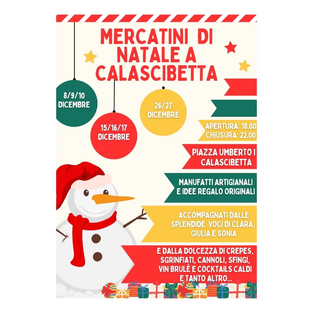 mercatini di natale calascibetta