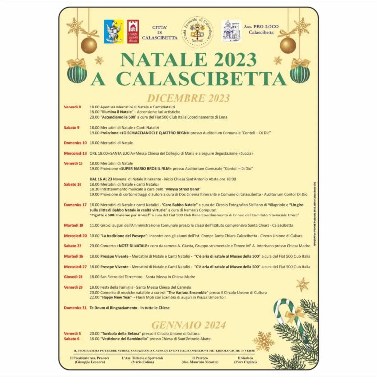 natale a calascibetta