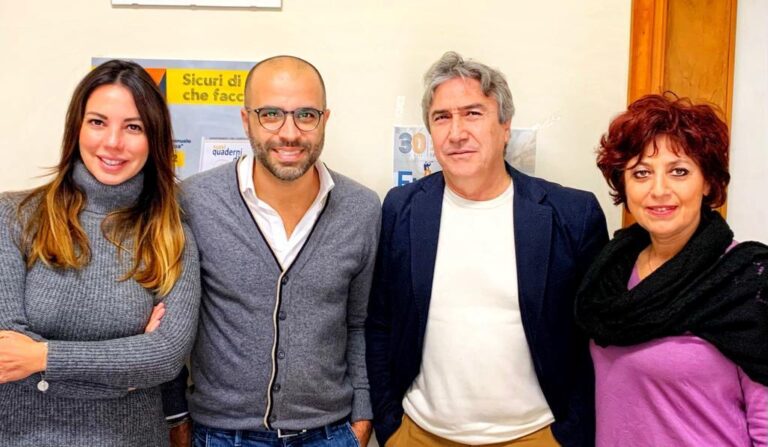 Da sinistra Florinda Scala, Massimiliano Serrago, Salvatore Piscitello e Rosanna Laplaca