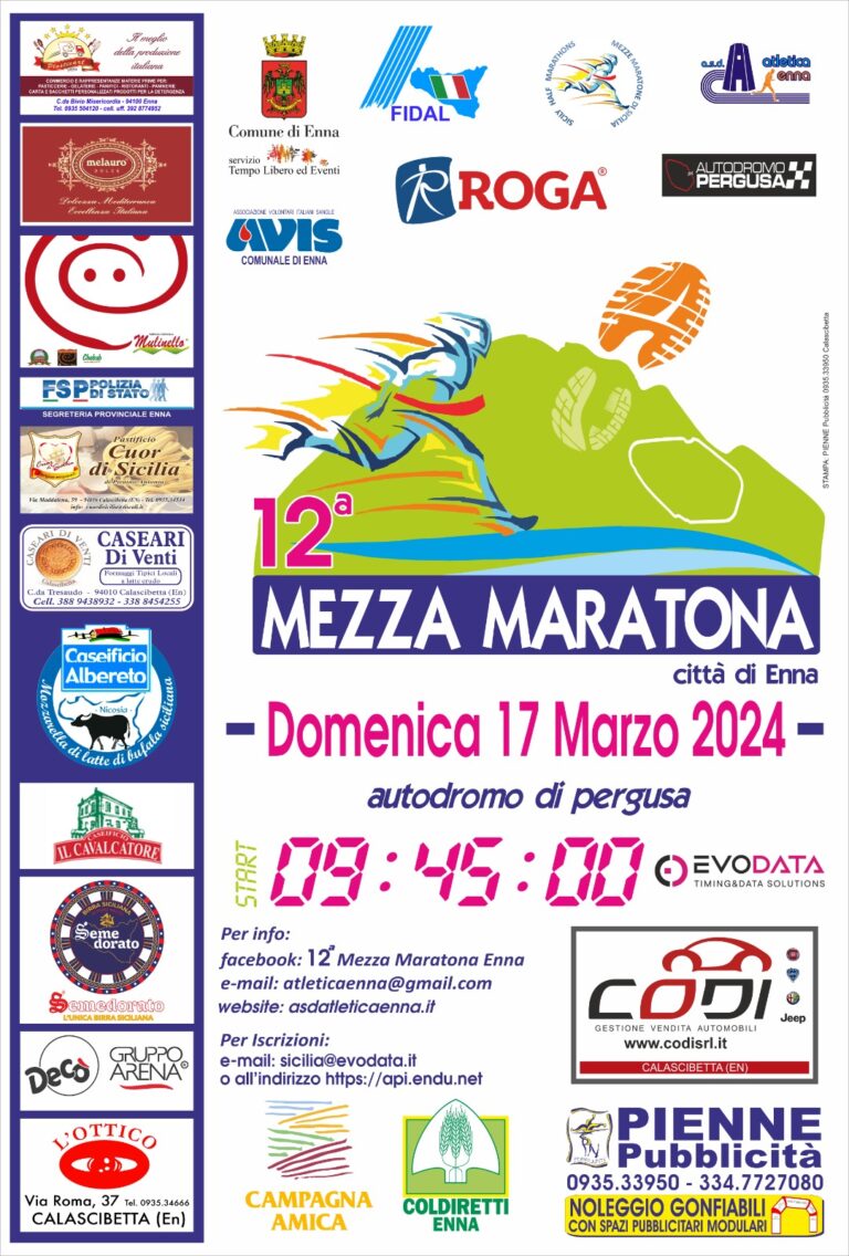 mezza maratona pergusa