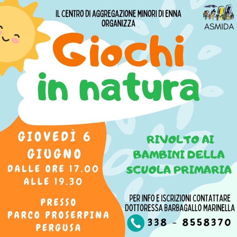 giochi in natura