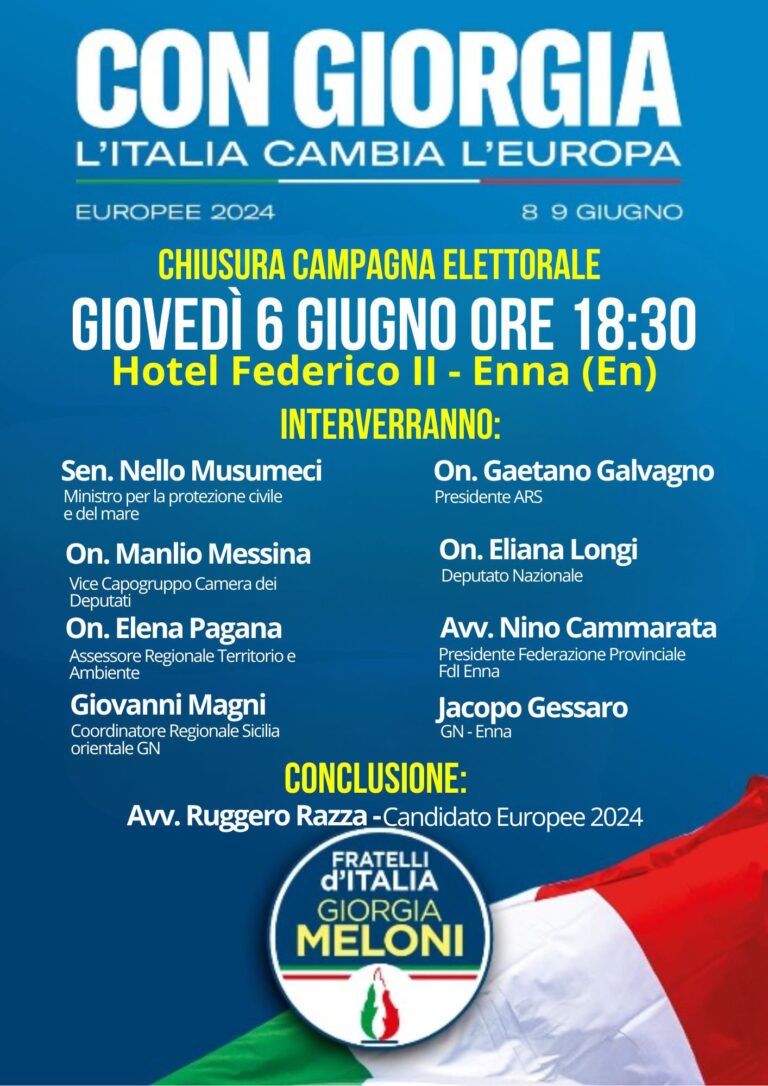 chiusura campagna elettorale FDI
